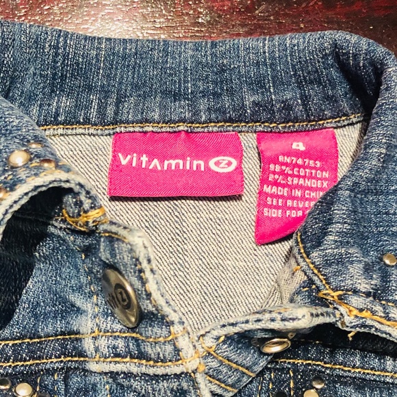 Vitamin Z denim girls jacket - Picture 5 of 7